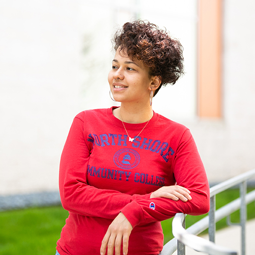 Headshot of North Shore Community College alumna and new employee Solmaria Deleon